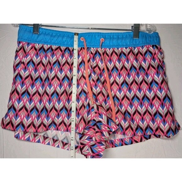 Jadelynn Brooke Womens Any Occasion Shorts Large Pink Blue Athletic Running - Picture 4 of 6